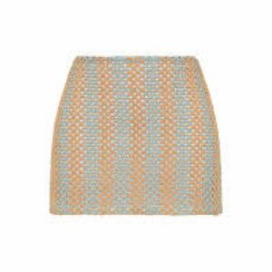 Triangl Swimwear Blue and Orange Coverup Skirt